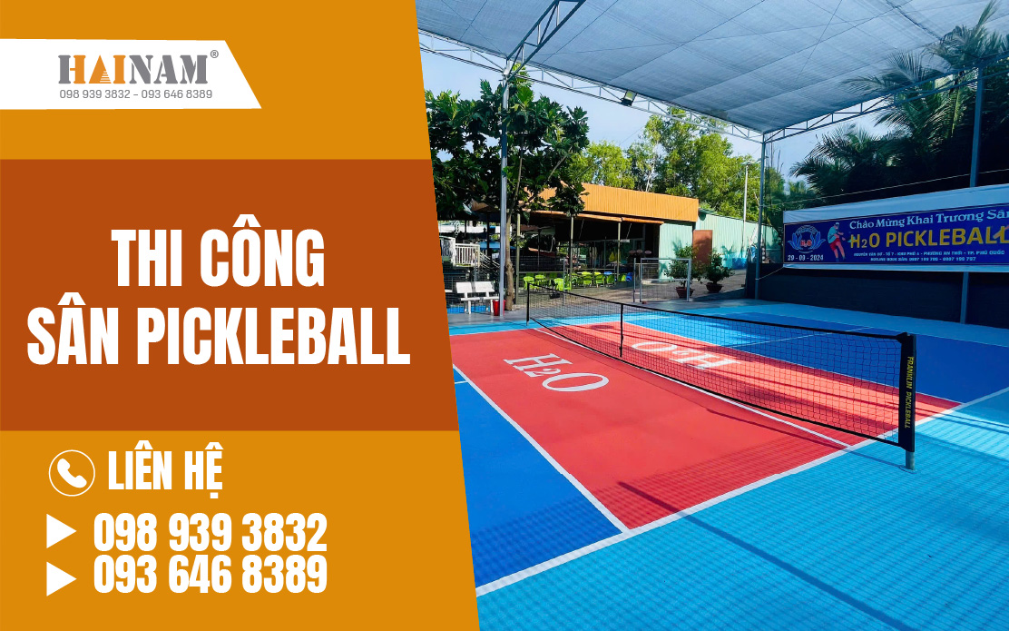 Thi Công Sân Pickleball